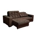 Ver imagem 3 de Sofá Retrátil e Reclinável 2,10m Suede New California