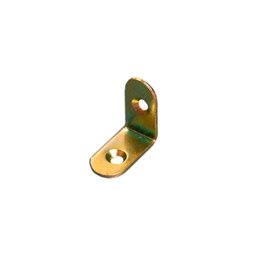 Kit com 100 Cantoneiras de Ferro para Fixação de Móveis 1" - 25,4mm Bicro - 2
