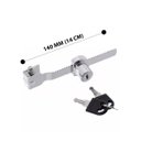 Ver imagem 3 de Fechadura Para Vitrine de Vidro Com Porta de Correr Cromada