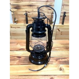 Luminária Vintage Retrô Metal Elétrica LED Lampião Preto - 2 Luminária Vintage Retrô Metal Elétrica LED Lampião Preto - 2