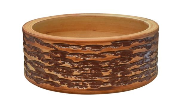 Cuba Vintage Retrô Redonda Porcelana Cobre Madeira - 1