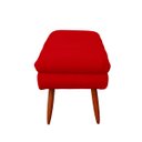 Ver imagem 5 de Puff Aparador Estofado Italy Decorativo Veludo Vermelho