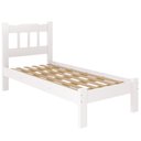 Ver imagem 2 de Cama Solteiro Pérola Madeira Maciça Repleta