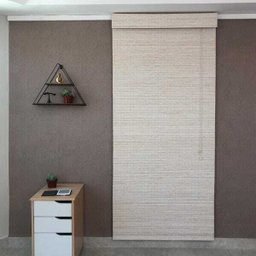 Persiana Romana Bambu Block 180larg x 160alt Branca - 4
