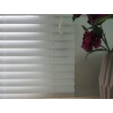 Ver imagem 3 de Persiana Horizontal Faux Wood em Pvc 50mm 140larg X 140alt Branca