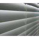 Ver imagem 5 de Persiana Horizontal Faux Wood em Pvc 50mm 140larg X 140alt Branca