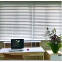 Ver imagem 1 de Persiana Horizontal Faux Wood em Pvc 50mm 140larg X 140alt Branca