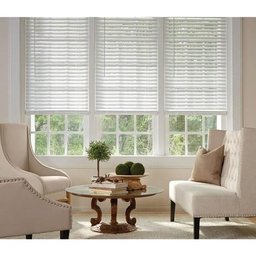 Persiana Horizontal Faux Wood em Pvc 50mm 120larg X 140alt Branca - 2