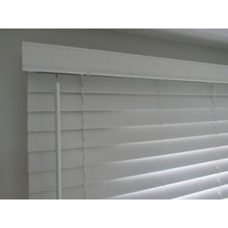 Persiana Horizontal Faux Wood em Pvc 50mm 120larg X 140alt Branca - 4