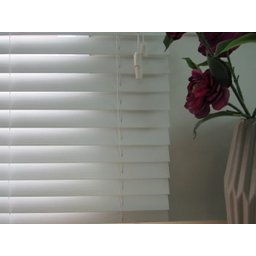 Persiana Horizontal Faux Wood em Pvc 50mm 120larg X 140alt Branca - 3