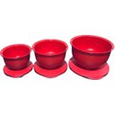 Ver imagem 2 de Tupperware Kit 3 Tigelas para Alimentos Vermelhas
