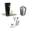 Combo Bartender & Chopeira Smart Preta 220 v + Growler Inox 10 litros - 1