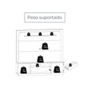 Ver imagem 6 de Estante para TV e Home Theater até 75 Polegadas 200cmx191,5cm Nilo