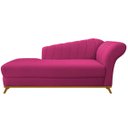 Ver imagem 1 de Kit Diva Recamier Vanessa 185cm Lado Esquerdo e 02 Poltronas Laura Suede - Doce Sonho Móveis RECAMIE