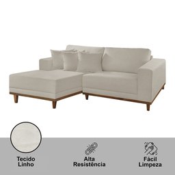 Sofá Cronos 185cm Chaise Lado Esquerdo Meu Sofá Online - 3