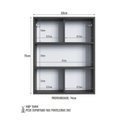 Ver imagem 6 de Nicho Organizador com Pratelerias Banheiro