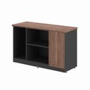 Ver imagem 4 de Balcão e Mesa para Computador Retangular Balcao e Mesa de Computador Benim sem Gavetas 120cm Noce