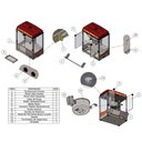 Ver imagem 3 de Pipoqueira Braesi Aço Inox Máquina de Fazer Pipoca Elétrica Bmp-150 220v B5787