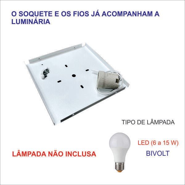 Luminária Plafon Madeira Ilhota Ddek Ctes 20cm - 2