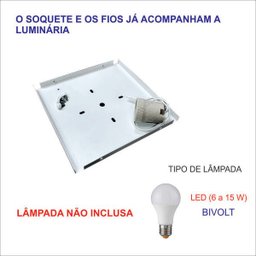 Luminária Plafon Madeira Ubatuba Ddek Ctsd 20cm - 2