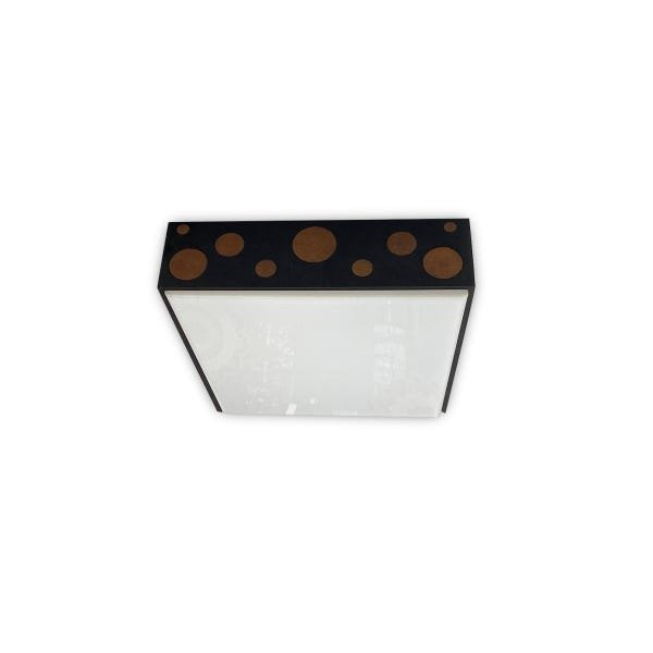 Luminária Plafon Madeira Mariscal Ddek Dsmg 30cm - 7