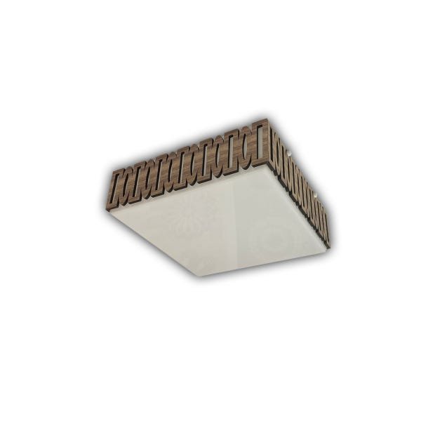 Luminária Plafon Madeira Canasvieiras Ddek Nnsd 50cm - 5