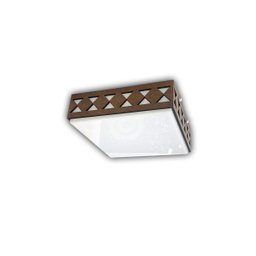 Luminária Plafon Madeira Estaleiro ddek BMSD 20 cm - 3