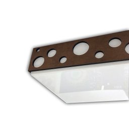 Luminária Plafon Madeira Mariscal Ddek Bmsd 50cm - 10