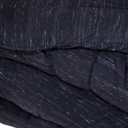 Edredom de Malha Solteiro Dupla Face Oregon (Manta Alta) - Riscado Preto - 2