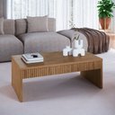 Ver imagem 1 de Mesa de Centro com 2 Gavetas para Sala de Estar Brisa
