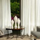 Ver imagem 2 de Trio Vasos de Mesa Califórnia Decoração Cerâmica Bege Petra