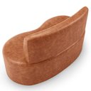 Ver imagem 7 de Sofá 2 Lugares 140cm Orgânico para Sala de Estar Living Larissa L02 Couríssimo Camel - Lyam Decor