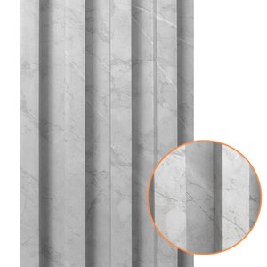 Kit 10 Painel Ripado Pvc Madeira Travertino Cinza 2,9m X 16cm