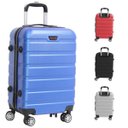 Ver imagem 2 de Mala de Viagem Rígida em Abs 4 Rodinhas 360º com Cadeado - Azul