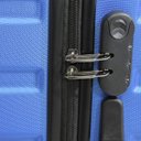 Ver imagem 6 de Mala de Viagem Rígida em Abs 4 Rodinhas 360º com Cadeado - Azul