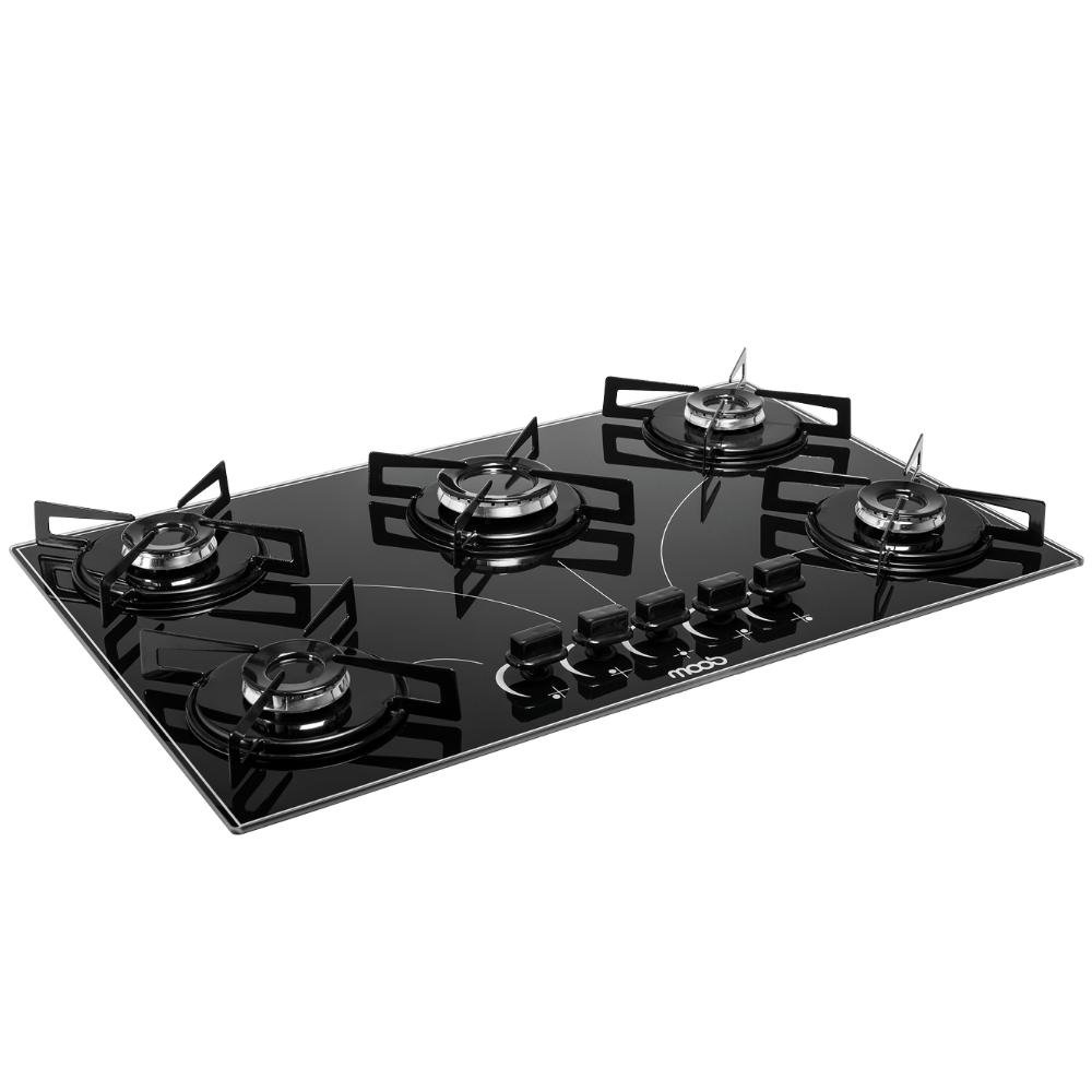 Cooktop a Gás 5 Bocas Moob Ultra Chama Com Acendimento Automatico - Bivolt - 2