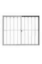 Ver imagem 2 de Vitrô 2 Folhas de Correr Aluminio Branco com Grade 1,00x1,20