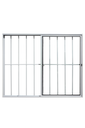 Ver imagem 1 de Vitrô 2 Folhas de Correr Aluminio Branco com Grade 1,00x1,20