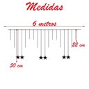 Ver imagem 4 de Pisca Cascata Cordão de Luz Estrela Led Azul 6 Metros 220v