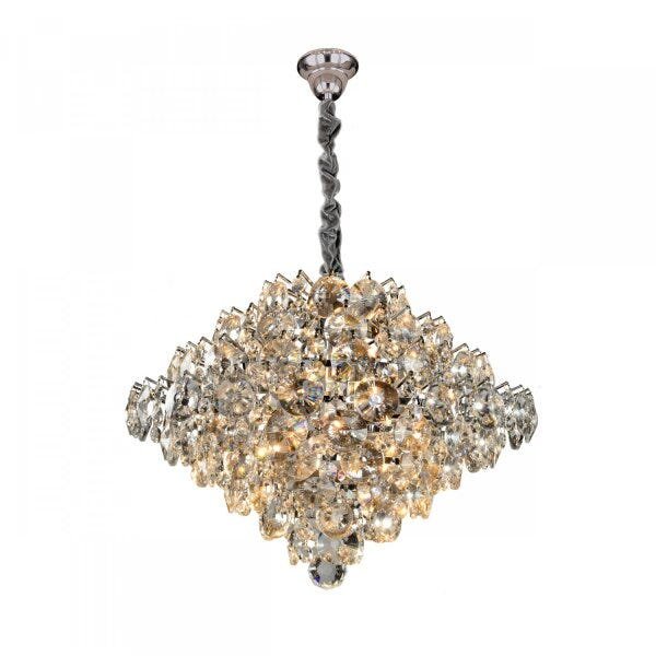 Lustre de Cristal para 9 Lâmpadas Diamond SL-5691S/H9 Wee - 1