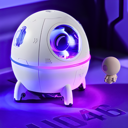Umidificador Espacial com Astronauta Luz Ambiente Criativo - 8