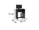 Ver imagem 3 de Mesa para Computador Prática Para Sala Quarto Escritório Preto