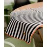 Caminho de Mesa Listra Gourmet Branco e Preto 170x40cm Pano Urbano - 3