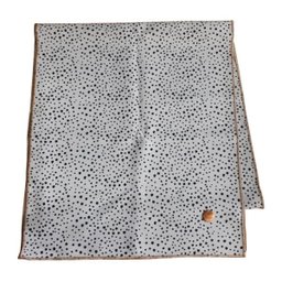 Caminho de Mesa Poá Gourmet Branco e Preto 170x40cm Pano Urbano - 1