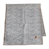Caminho de Mesa Poá Gourmet Branco e Preto 170x40cm Pano Urbano - 1