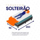 Ver mais imagens de Conjunto Box Baú Cinza Lagos Verde Molas Ensacadas Solteiro 96x203x73 - King House