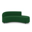 Ver imagem 5 de Sofá 4 Lugares Orgânico 220cm Pé Ferro Preto Morgan Suede D03 - D’Rossi