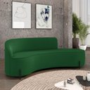 Ver imagem 2 de Sofá 4 Lugares Orgânico 220cm Pé Ferro Preto Morgan Suede D03 - D’Rossi