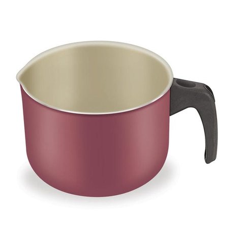 Caneca Leiteira Antiaderente 14cm Alta Qualidade: Cereja