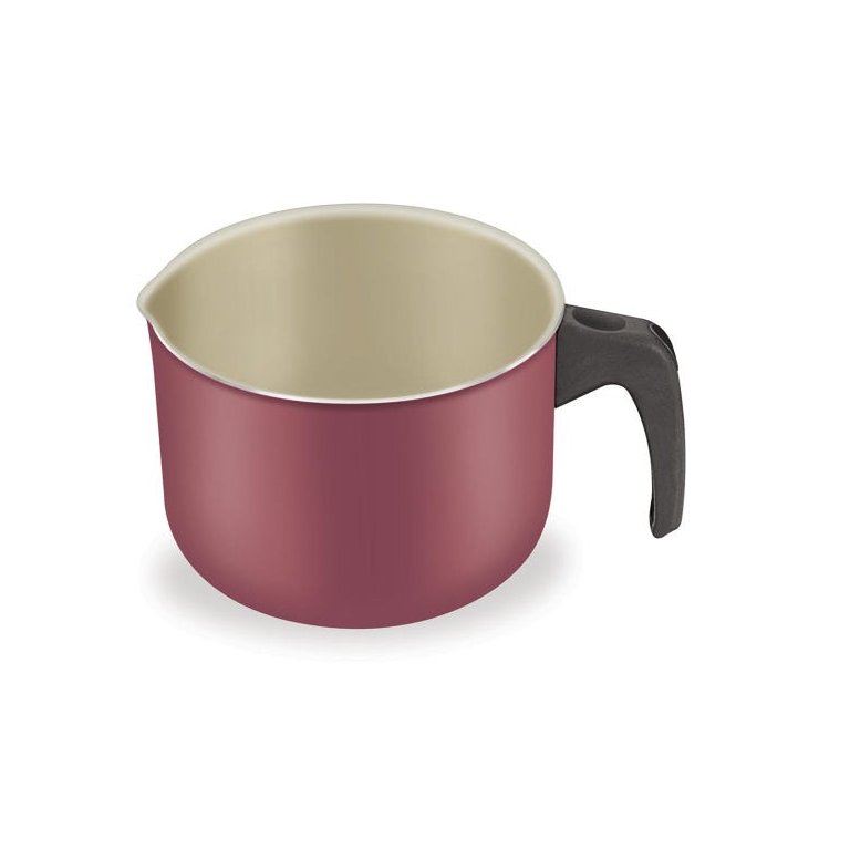 Caneca Leiteira Antiaderente 14cm Alta Qualidade: Cereja